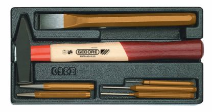 Afbeeldingen van GEDORE Hamer-&beitelset 8x