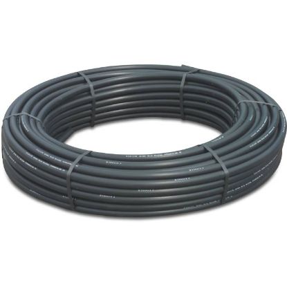 Afbeeldingen van Drukbuis glad SDR 9 PE zwart/blauw 32X3,5MM 6bar KIWA