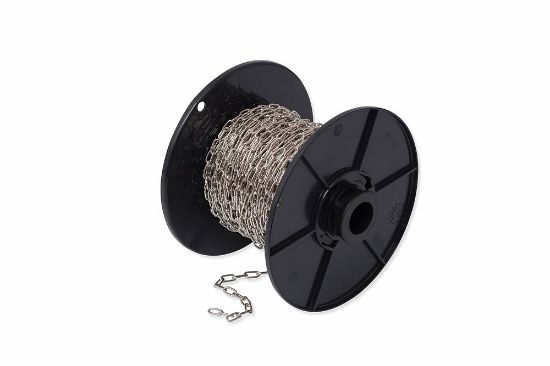 Afbeeldingen van Klokketting staal vernikkeld 1,3MM 25M