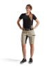 Afbeeldingen van BLÅKLÄDER Short service dames met stretch 7149 stone/zwart C48