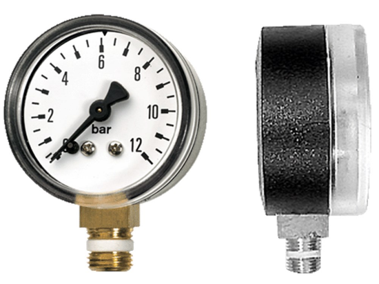Afbeeldingen van Manometer onder G⅛" 0-10bar 50MM