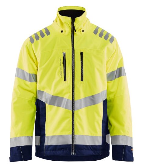 Afbeeldingen van BLÅKLÄDER Winterjas 4780 High Vis geel/marineblauw M