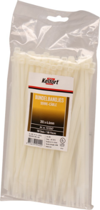 Afbeeldingen van KELFORT Bundelbandjes nylon transparant 203X4,6MM