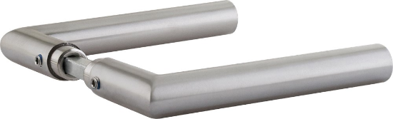 Afbeeldingen van OXLOC Veiligheidsdeurkruk L-model Tilburg RVS mat SKG***