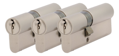 Afbeeldingen van OXLOC Profielcilinder dubbel O5 vernikkeld 40/45MM P3 SKG**