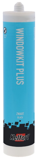 Afbeeldingen van KELFORT Beglazingskit elastisch zwart 310ML