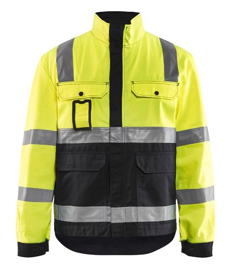 Afbeeldingen van BLÅKLÄDER Jack ongevoerd 4023 High Vis geel/zwart M