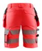Afbeeldingen van BLÅKLÄDER Short dames met stretch 7186 High Vis rood C46