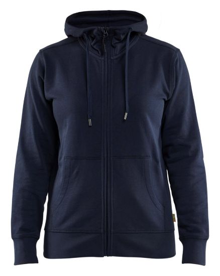 Afbeeldingen van BLÅKLÄDER Hooded sweatshirt dames 3395 donker marineblauw S