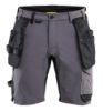 Afbeeldingen van BLÅKLÄDER Short met 4-weg stretch 1702 medium grijs/zwart C56