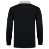 Afbeeldingen van TRICORP Polosweater contrast 301006 zwart/grijs M