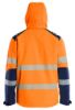 Afbeeldingen van BLÅKLÄDER Softshell winterjas lichtgewicht 4400 High Vis oranje/marineblauw L