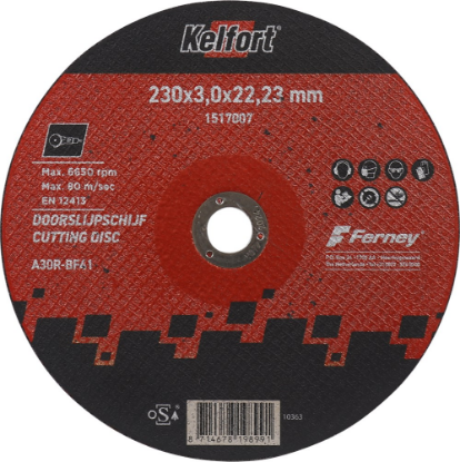 Afbeeldingen van KELFORT Doorslijpschijf vlak 230X3MM