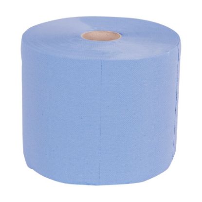 Afbeeldingen van TOWLERS Maxirol 3-laags cellulose blauw 24CM 190M