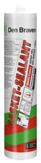 Afbeeldingen van ZWALUW Siliconenkit Gasket-Sealant rood 80ML