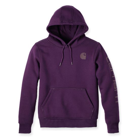 Afbeeldingen van CARHARTT Sweatshirt lange mouwen met grafische print dames 102791 eggplant XL