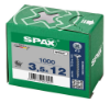 Afbeeldingen van SPAX Spaanplaatschroef verzonkenkop WIROX voldraad PZ2 3,5X12MM