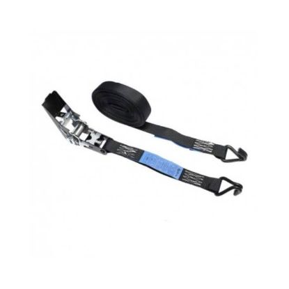 Afbeeldingen van Sjorband 2-delig zwart 25MM 4M met ratel