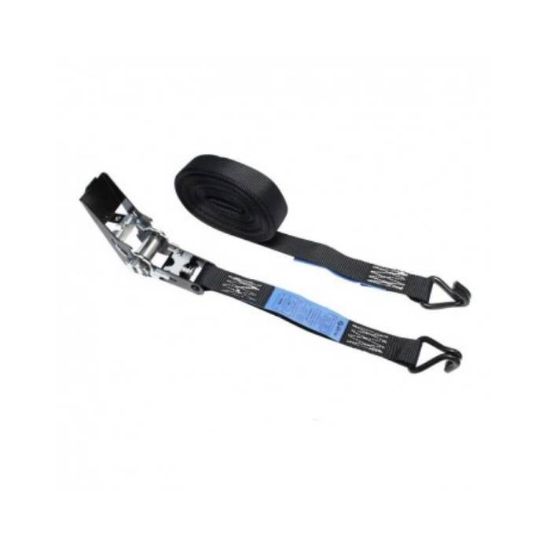 Afbeeldingen van Sjorband 2-delig zwart 25MM 4M met ratel