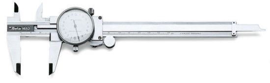 Afbeeldingen van BETA Schuifmaat met analoge meetklok 1652 150MM