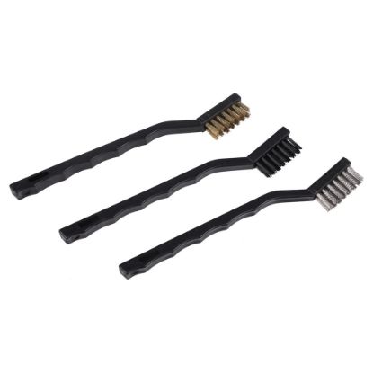 Afbeeldingen van COPENHAGEN PRO Mini staalborstel met met kunststof handvat 3x