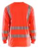 Afbeeldingen van BLÅKLÄDER T-shirt UV met lange mouwen 3385 High Vis rood XS