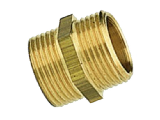 Afbeeldingen van Draadfitting messing G1.½"XG2" buitendraad/buitendraad