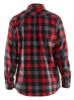 Afbeeldingen van BLÅKLÄDER Overhemd flanel 3299 rood/zwart S