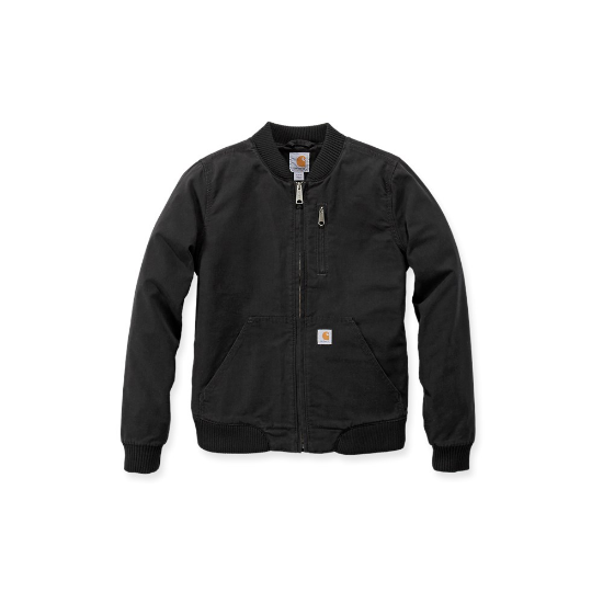 Afbeeldingen van CARHARTT Bomber jack Crawford dames 102524 zwart S
