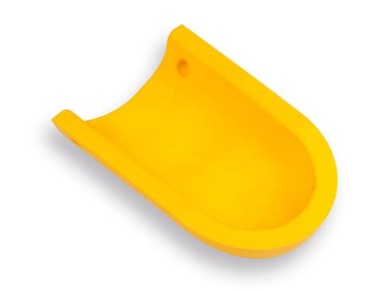 Afbeeldingen van NIERHAUS Kussen geel t.b.v. kniebeschermer ergonomisch 13-VE