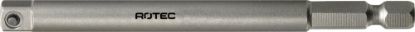 Afbeeldingen van ROTEC Adapter E6,3 > vierkant ¼" met stift 100MM 10x