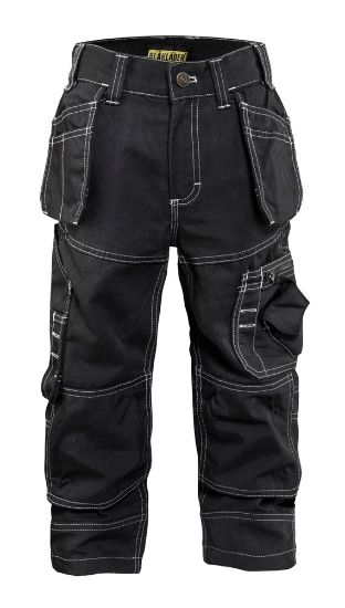 Afbeeldingen van BLÅKLÄDER Kinderbroek X1500 1546 zwart C116