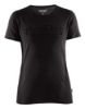 Afbeeldingen van BLÅKLÄDER T-shirt 3D dames 3431 zwart L