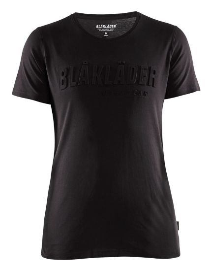 Afbeeldingen van BLÅKLÄDER T-shirt 3D dames 3431 zwart L