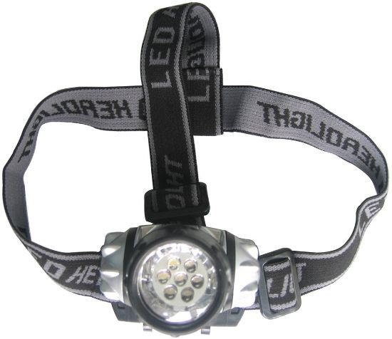 Afbeeldingen van TAB Hoofdlamp 7-LED IP44 15LM verstelbare kop 3 lichtstanden