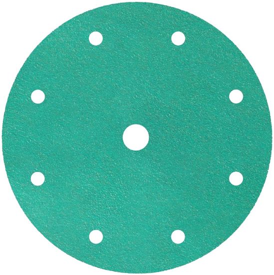 Afbeeldingen van Schuurschijf FP77K met actieve bekleding en klittenband 150MM K320 stansvorm GLS1