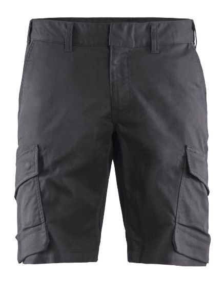 Afbeeldingen van BLÅKLÄDER Short industrie met stretch 1446 medium grijs/zwart C44