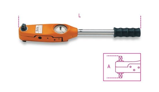 Afbeeldingen van BETA Momentsleutel met meetklok ½" 594/8 6÷80NM