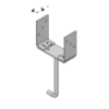 Afbeeldingen van GEBR. BODEGRAVEN Pergolasteun TV skinverpakking 210X50MM 140X60MM 60X5MM