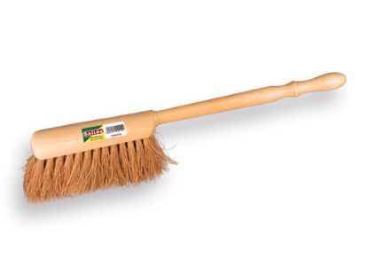 Afbeeldingen van SOLIDE Handveger met lange steel 20CM kokos 