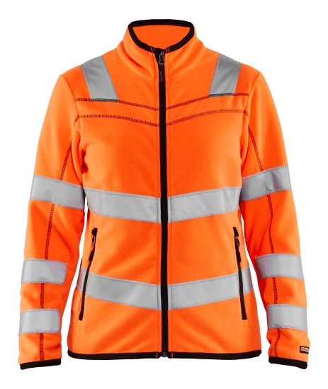 Afbeeldingen van BLÅKLÄDER Microfleecevest dames 4966 High Vis oranje XS