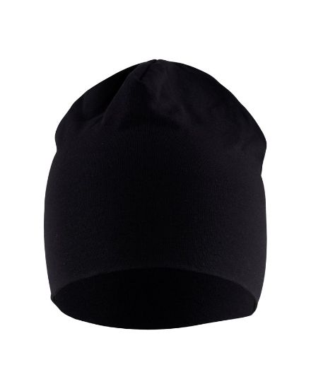Afbeeldingen van BLÅKLÄDER Muts met stretch 2063 zwart onesize