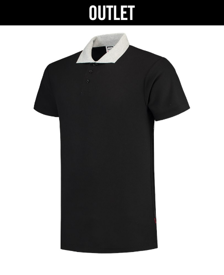 Afbeeldingen van TRICORP Poloshirt contrast 201004 zwart/grijs L