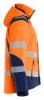 Afbeeldingen van BLÅKLÄDER Softshell winterjas lichtgewicht 4400 High Vis oranje/marineblauw L