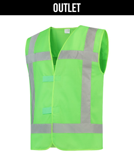 Afbeeldingen van TRICORP Vest reflectie 453004 fluor limoen M