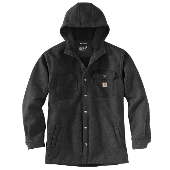 Afbeeldingen van CARHARTT Overhemd jas wind- en regenbestendig 105022 zwart heather XL