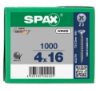 Afbeeldingen van SPAX Spaanplaatschroef verzonkenkop WIROX voldraad PZ2 4X16MM