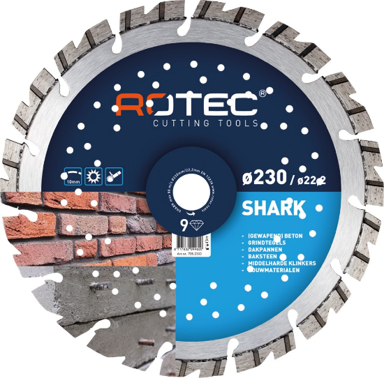 Afbeeldingen van ROTEC Diamantzaagblad Top Laser SHARK 350X3,0X25,4MM