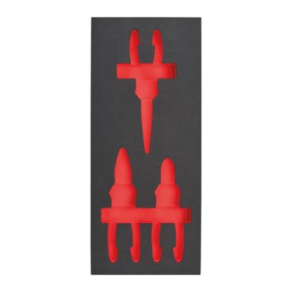 Afbeeldingen van MILWAUKEE Foam inlay leeg t.b.v. 3-delige tangenset