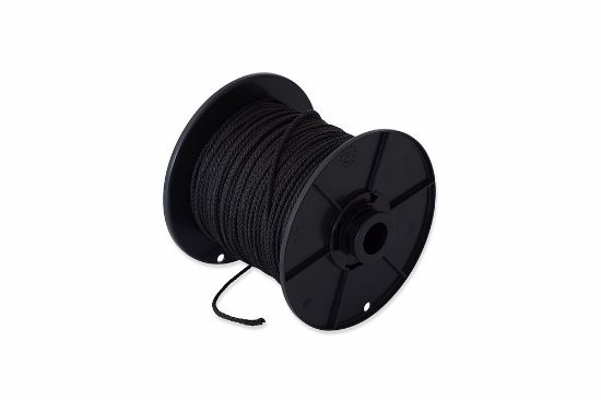 Afbeeldingen van Touw gevlochten PP zwart 5MM 100M